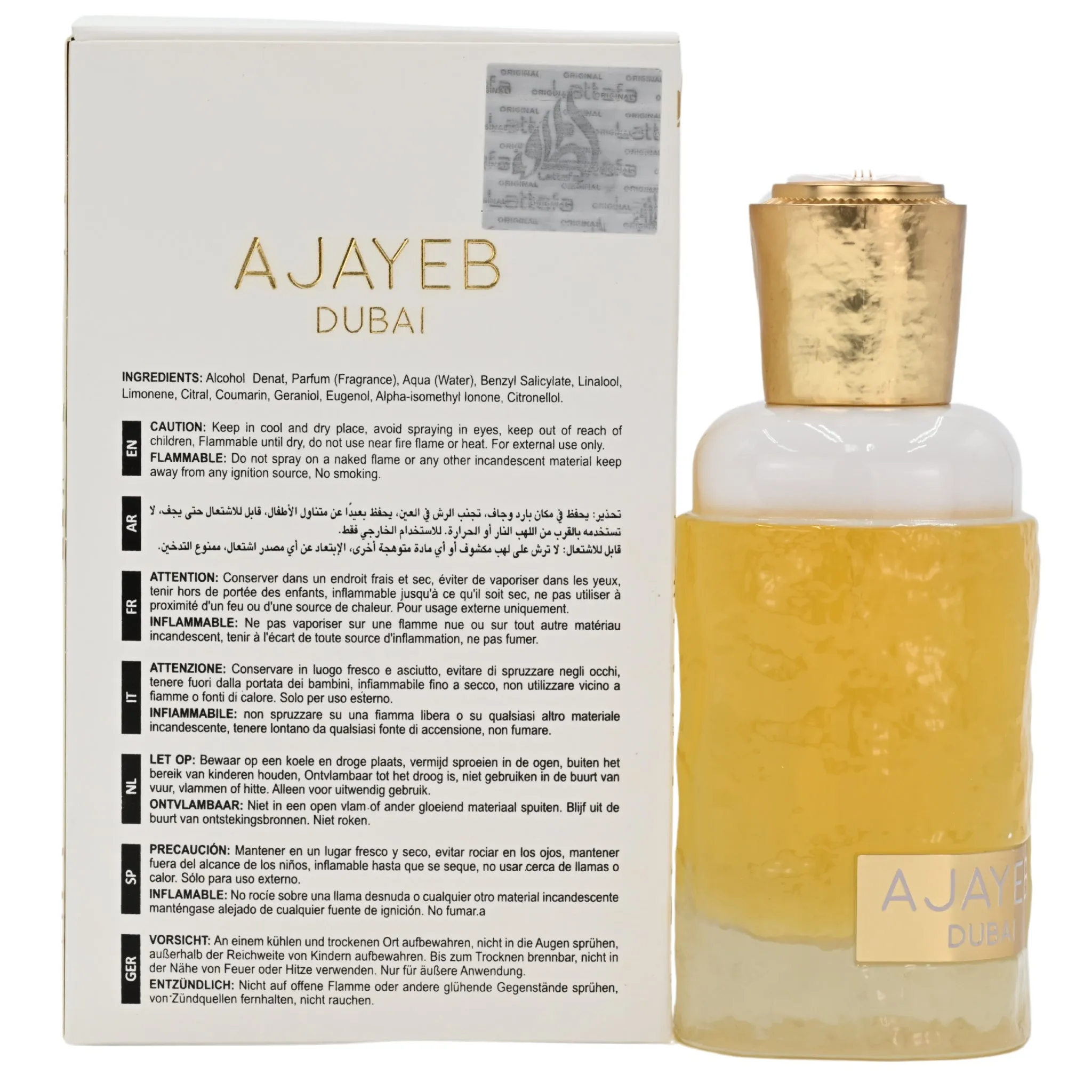 Ajayeb Dubai Portrait by Lattafa perfume for unisex EDP 3.3 / 3.4 oz New in Box