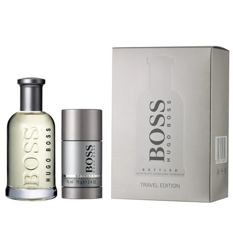 Boss Bottled by Hugo Boss 100ml EDT 2 Piece Gift Set