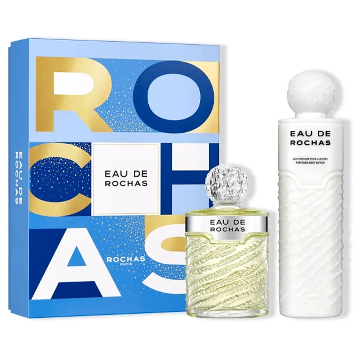 Eau De Rochas by Rochas 220ml EDT 2pc Gift Set for Women
