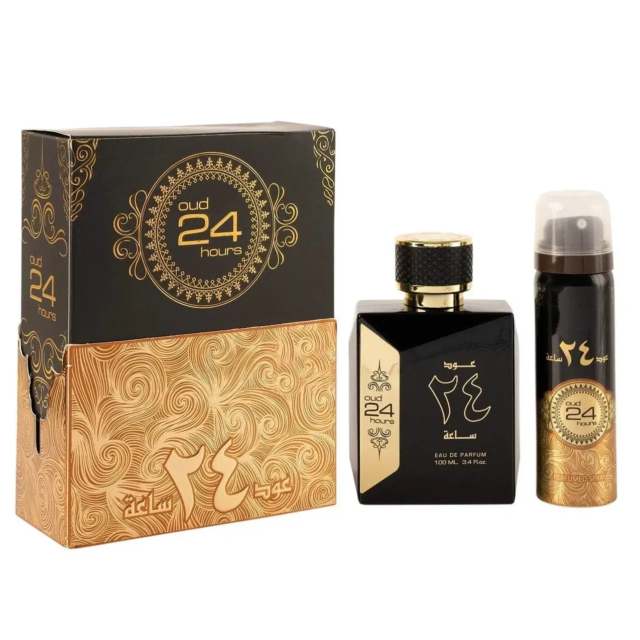Oud 24 Hours by Ard Al Zaafaran 100ml EDP 2 Piece Gift Set