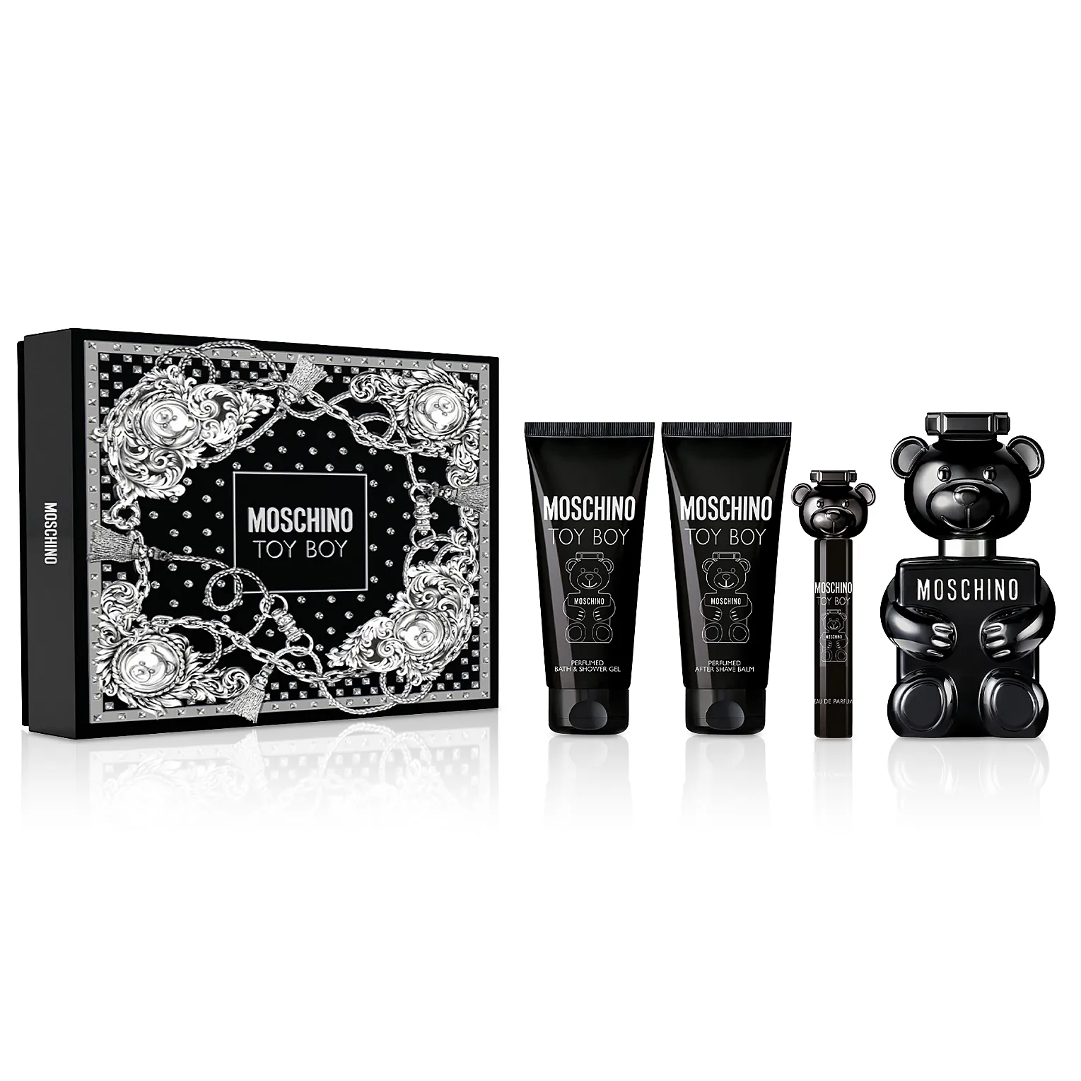 Toy Boy by Moschino 100ml EDP 4 Piece Gift Set for Men